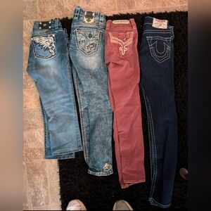 Rock Revival, Miss Me Jeans, True Religion  Size 27-28